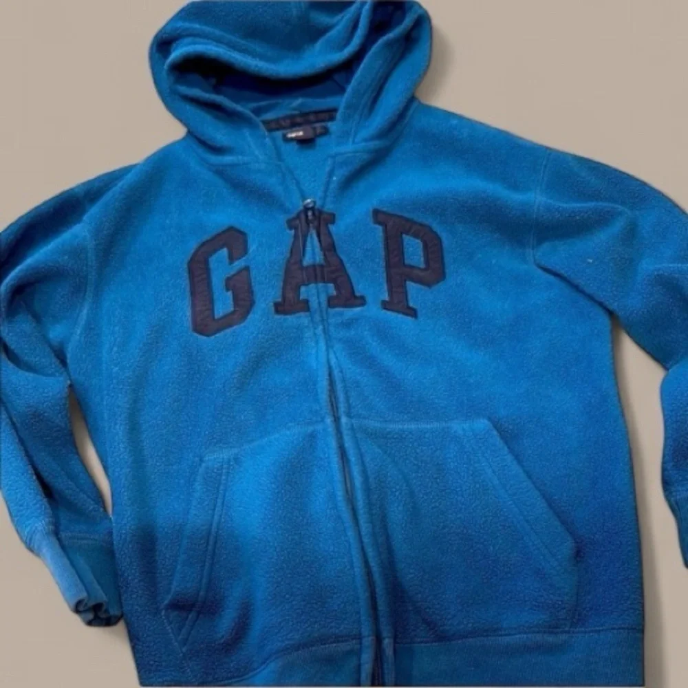 GAP Teal Full-Zip Hoodie Blue kids XL Cotton Zip up hoodie 12 - Picture 6 of 6